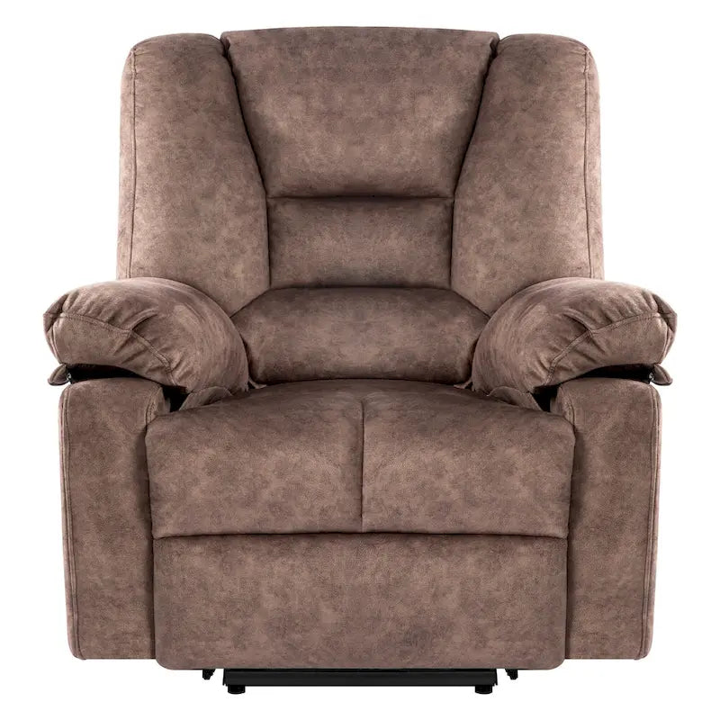 Oversized Velvet Power Lift Recliner with Massage, Heating & Pockets