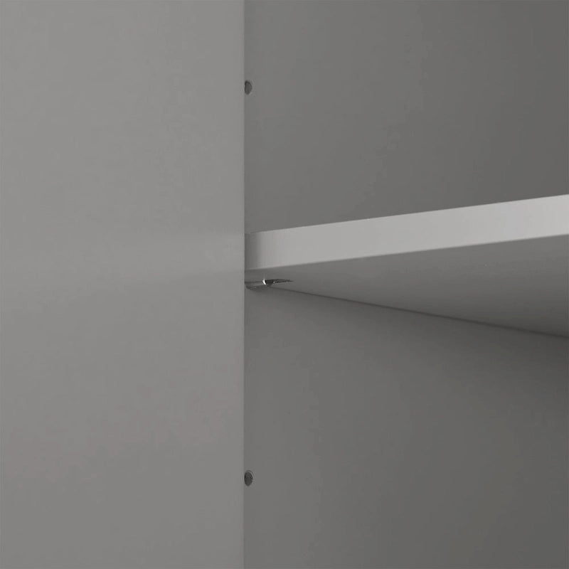 Storage Cabinet with 2 Doors and 4 Drawers for Bathroom Office
