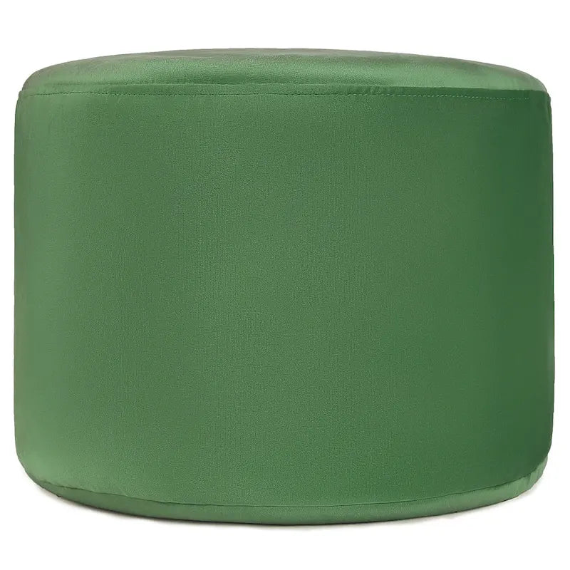 Velvet Round Pouf Ottoman