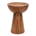 Handmade Hammered Metal Accent Table - Bronze or Copper