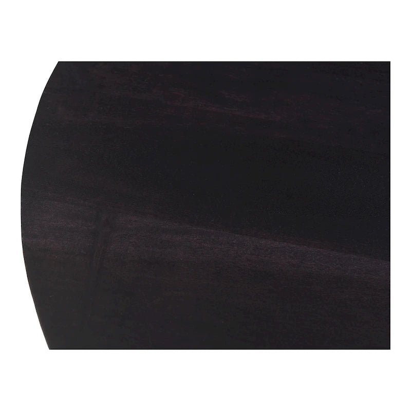 Modern Solid Acacia Wood Round Coffee Table