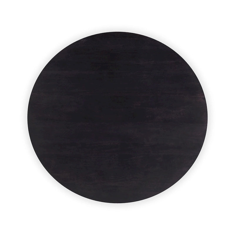 Modern Solid Acacia Wood Round Coffee Table