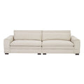 Mid-Century Sofa Couch Modern Upholstered Couch for Livingroom,Bedroom, Apartment, Home Office Beige