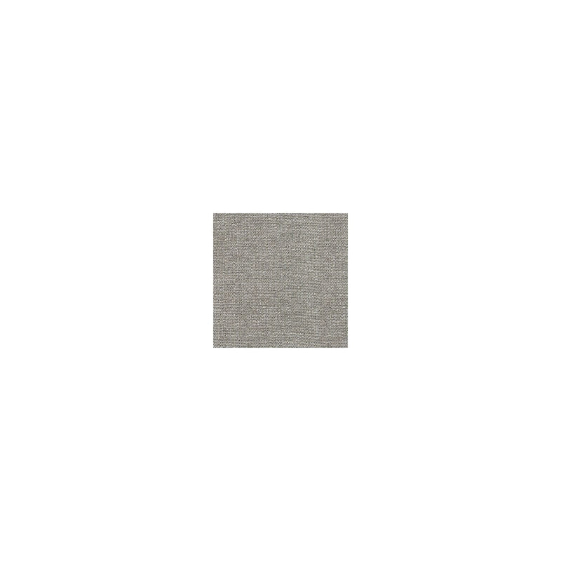 Gray Plush Upholstered Ottoman