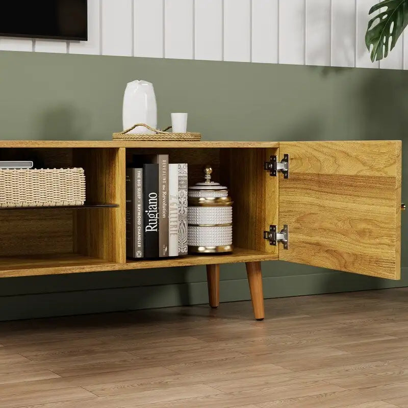 68.9W Modern TV Stand for TVs up to 70 Inches - 65 inches
